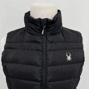 Spyder Women’s Puffer Vest Full Zip Down Insulated Active Sport M Medium